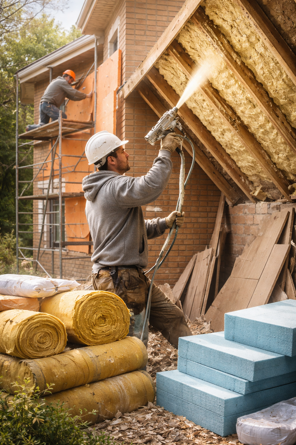 Утепление домов в Ахтубинске под ключ от 4349 руб/м2 | Профессионально — ТепломастерХтб